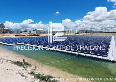 300 KWp PTT Floating solar power plant