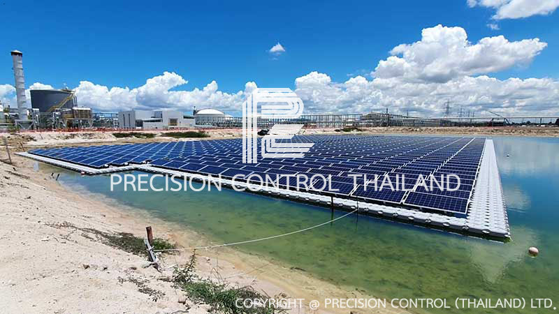 300 KWp PTT Floating solar power plant