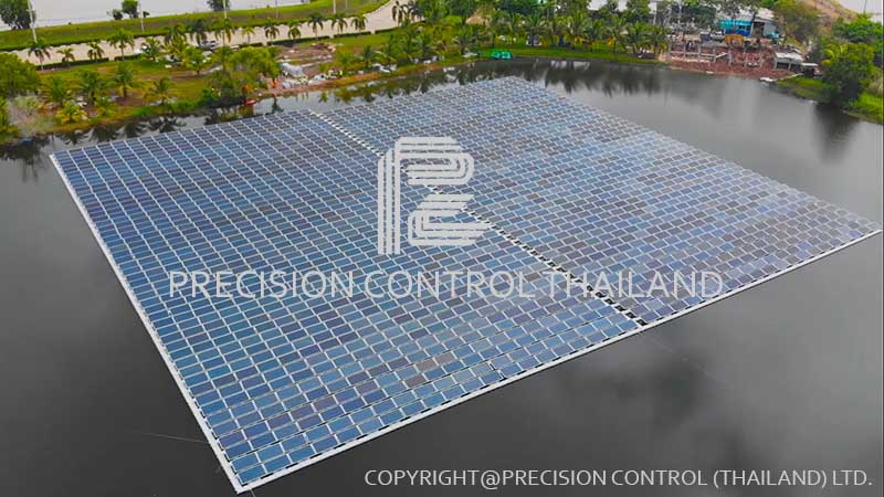696.8 KWp PGI Floating solar power plant