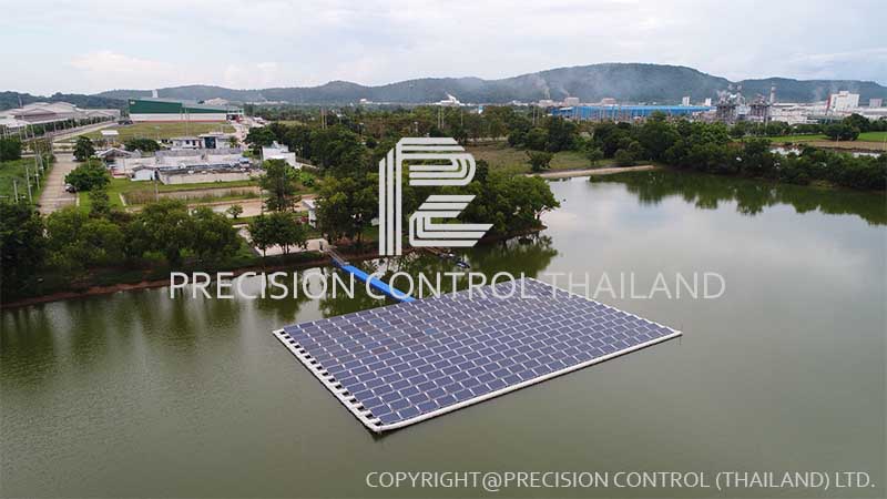 100 KWp SCG Floating solar power plant